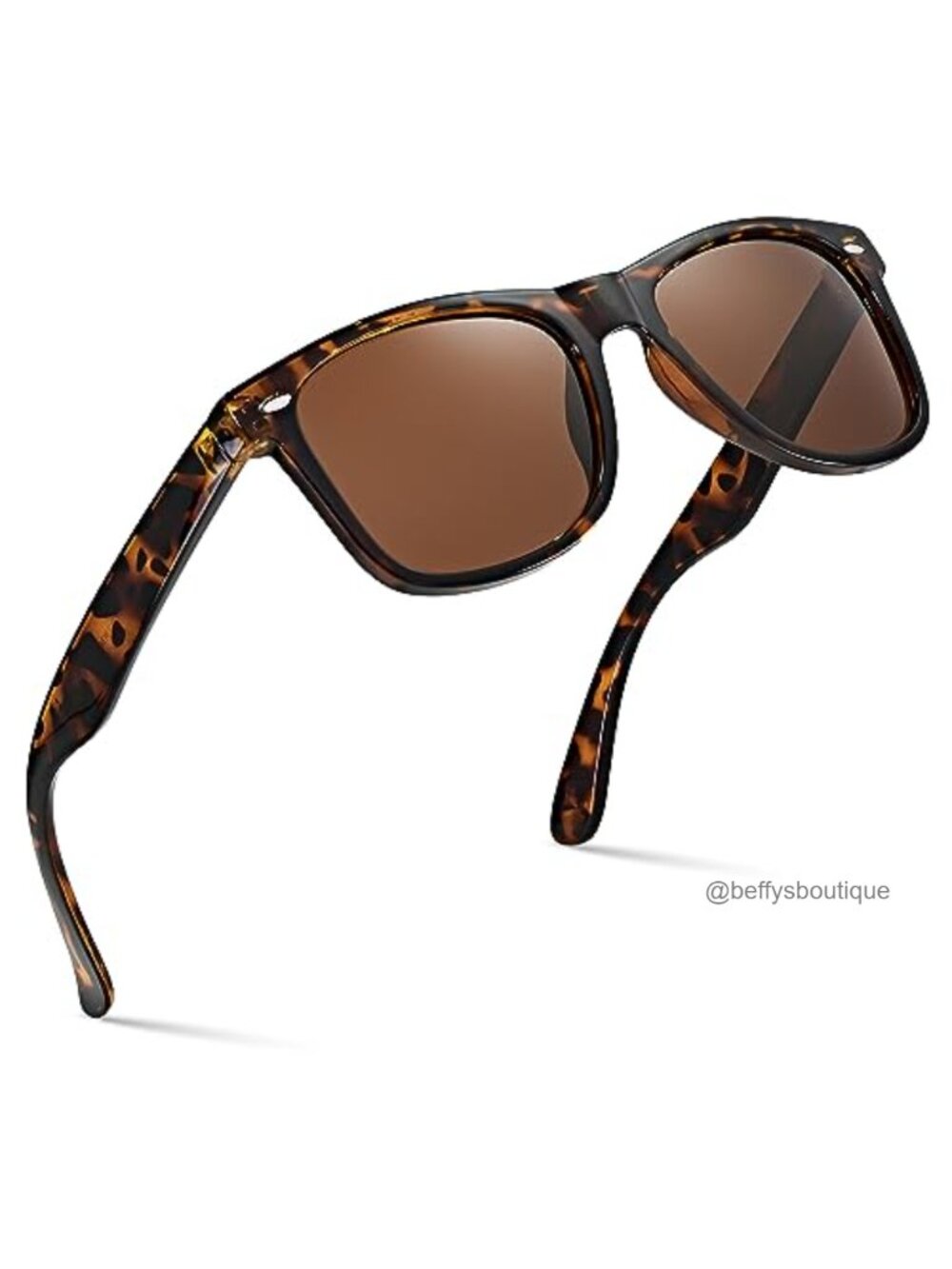 Polarized UV400 Square Sunglasses Unisex Retro Full Frame Eyewear